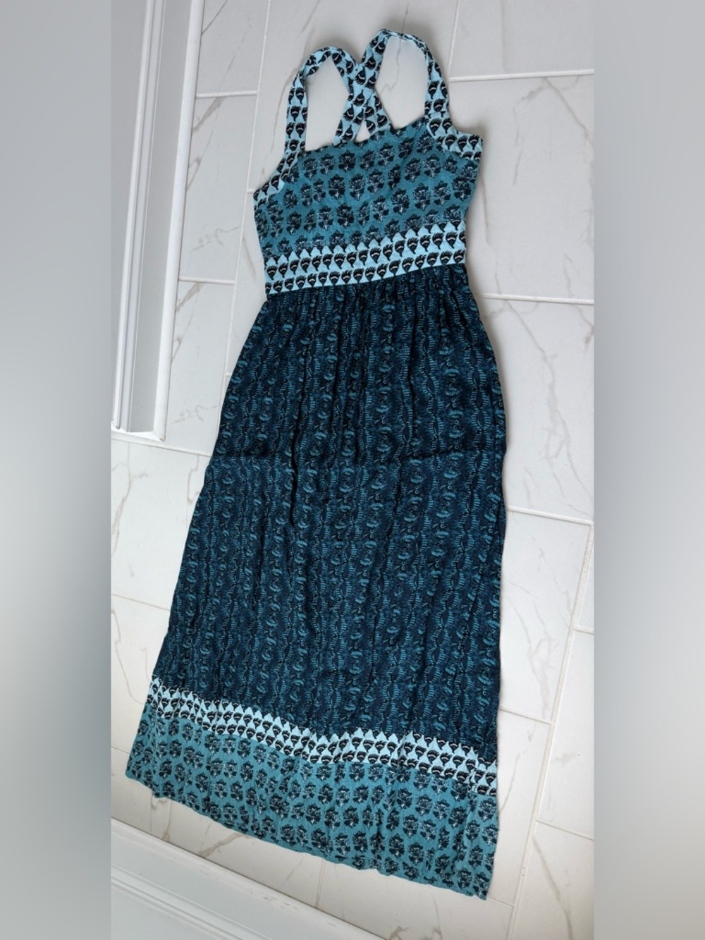 Faherty Patterned Maxi Dress
